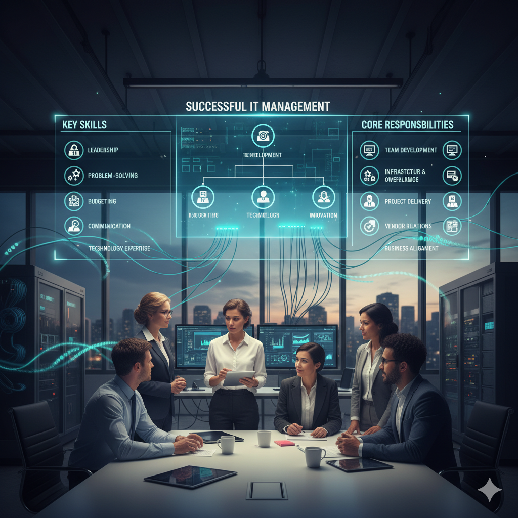 What Skills and Responsibilities Define a Successful IT Management?”